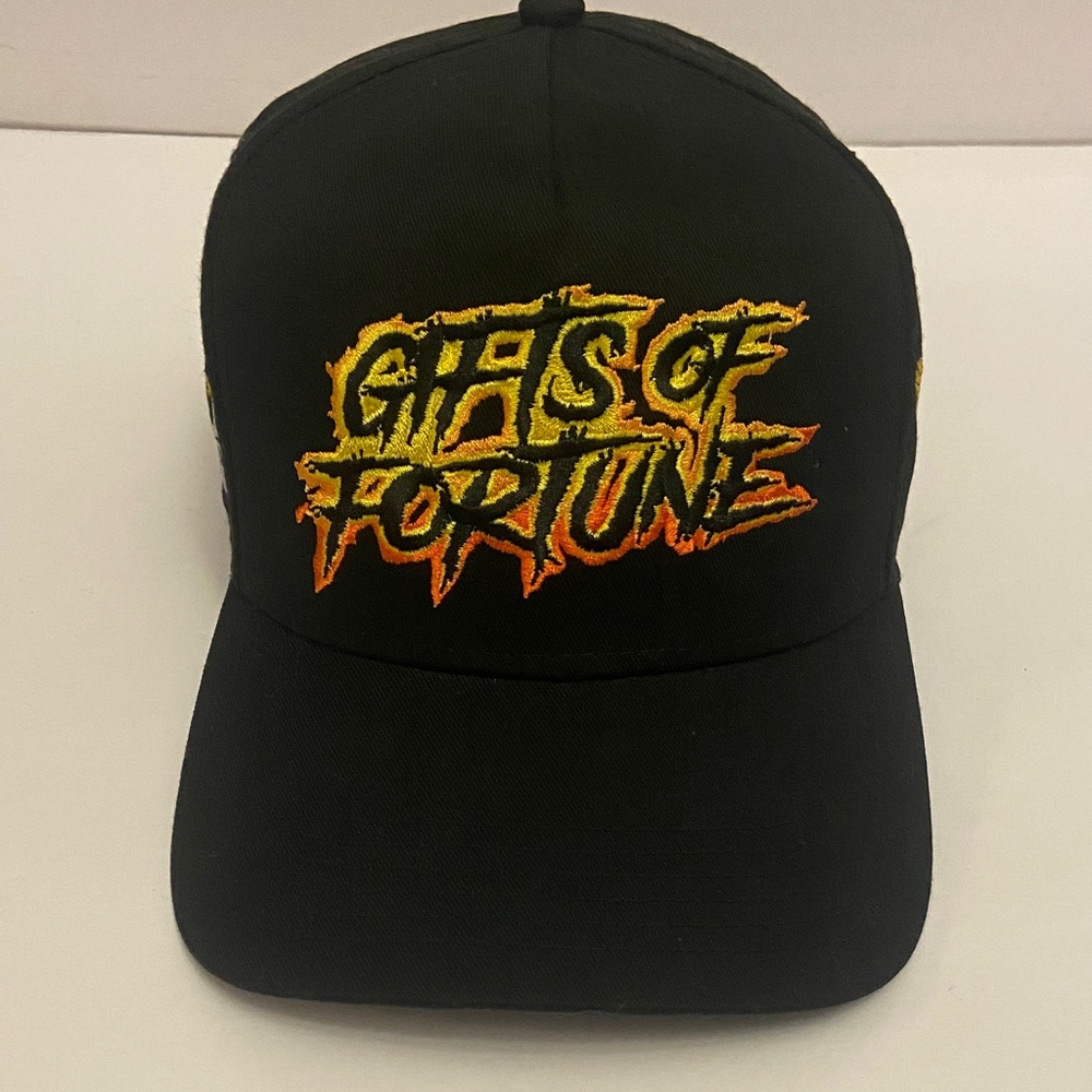 Gifts of Fortune motorcycle Black and Yellow SnapBack Cap